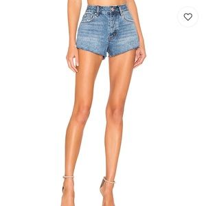 Nero Denim Short in Mid Blue Wash